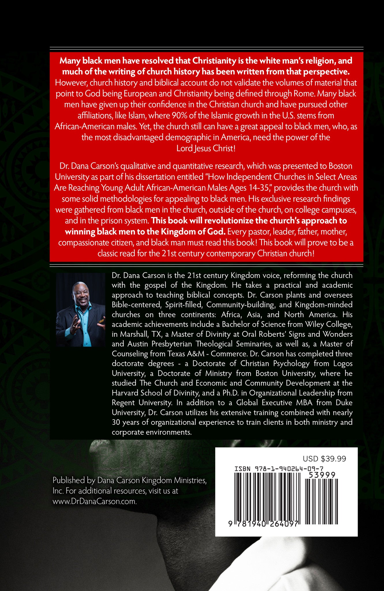 Is Christianity a White Man's Religion? How to Win African-American Males to the Kingdom of God (Hardback)