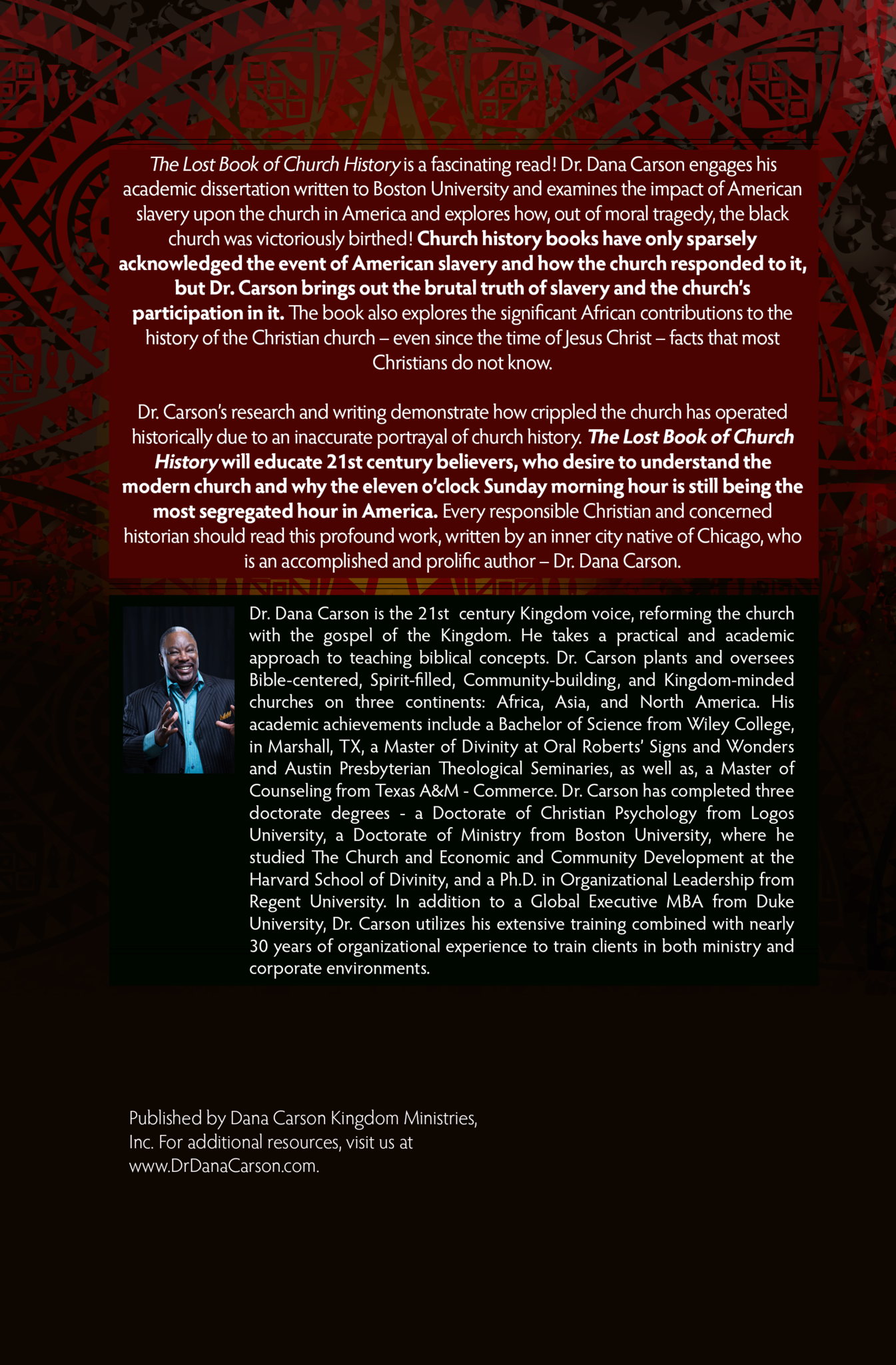 The Lost Book of Church History