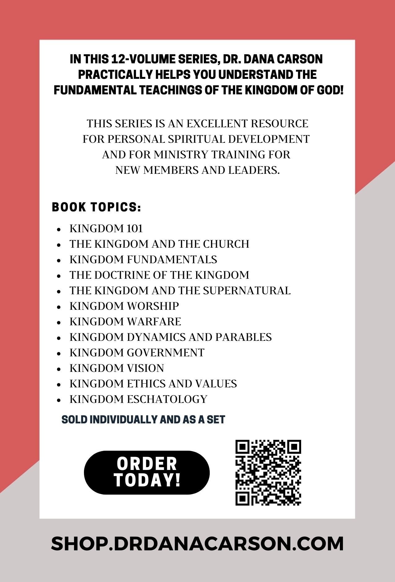 Kingdom Alpha to Omega Series (12 Volume Set)